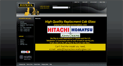 Desktop Screenshot of haymackexcavatorglass.com